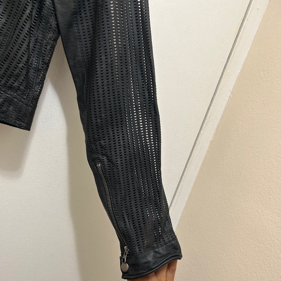 NWOT Jakett Women's Josey Black motorcycle leather jacket - Size Small - Picture 10 of 10